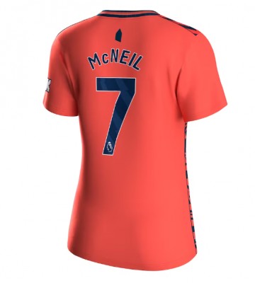 Lacne Ženy Futbalové dres Everton Dwight McNeil #7 2023-24 Krátky Rukáv - Preč
